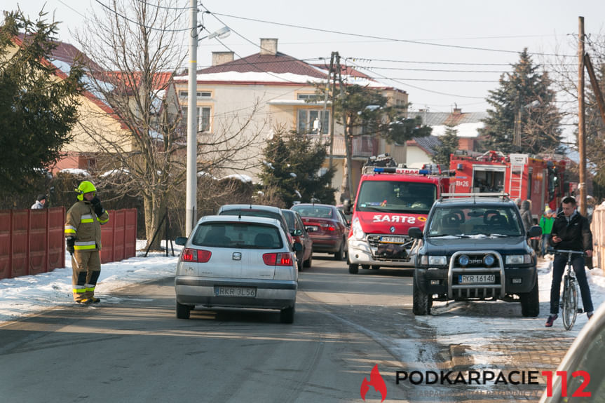 Pożar budynku gospodarczego w Dobieszynie