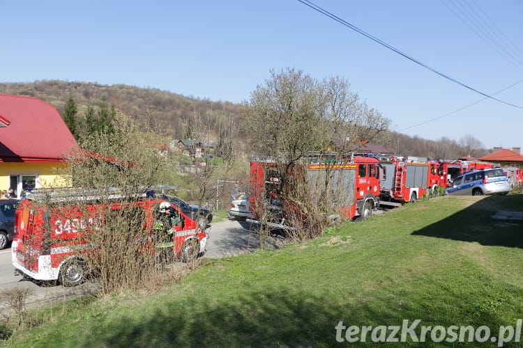 Pożar budynku gospodarczego w Głojscach