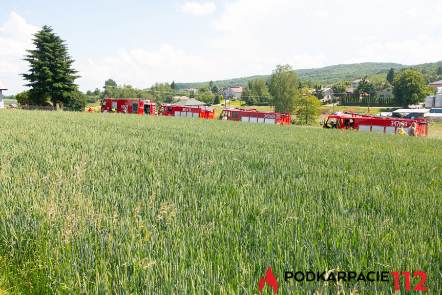 Pożar budynku gospodarczego w Kopytowej