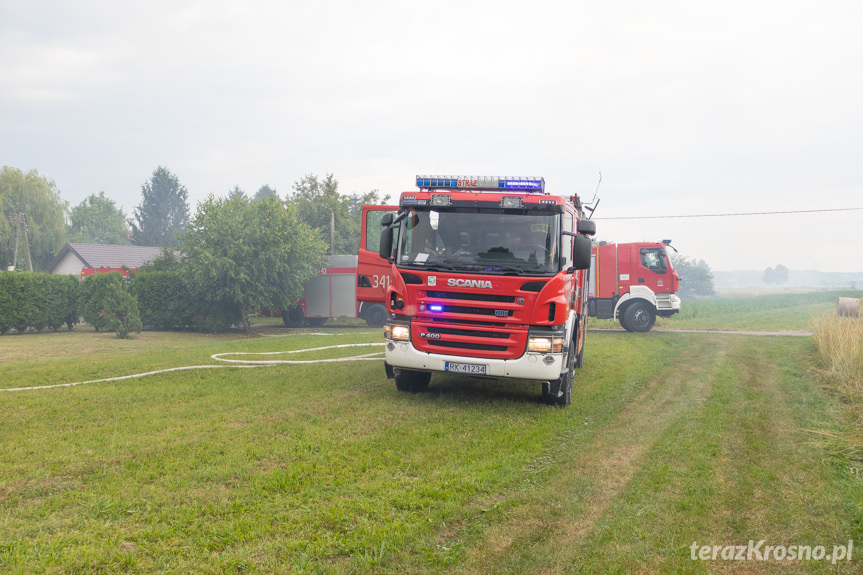 Pożar budynku gospodarczego w Odrzykoniu