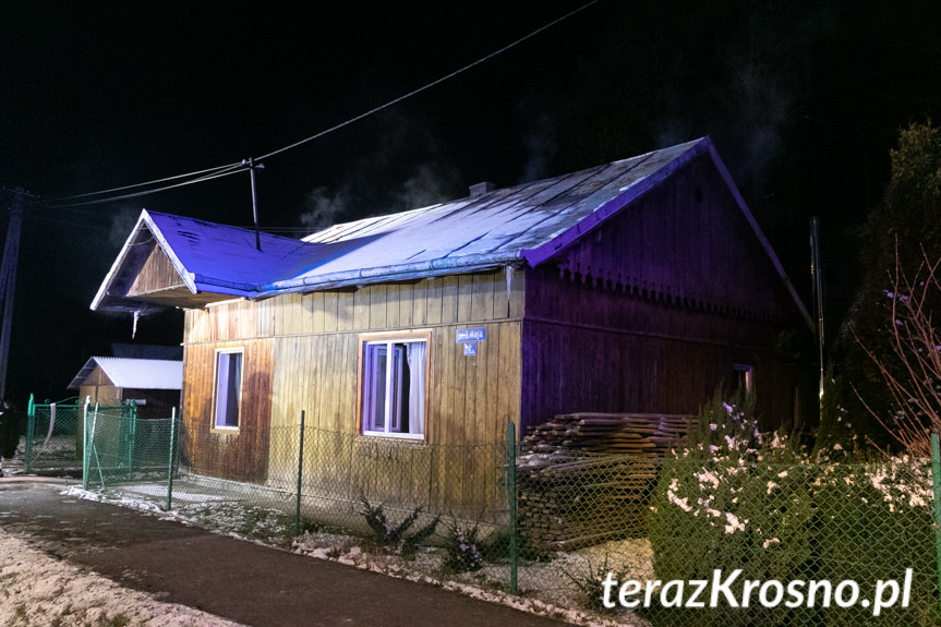 Pożar budynku mieszkalnego w Posadzie Górnej