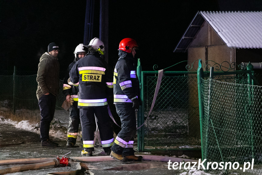 Pożar budynku mieszkalnego w Posadzie Górnej