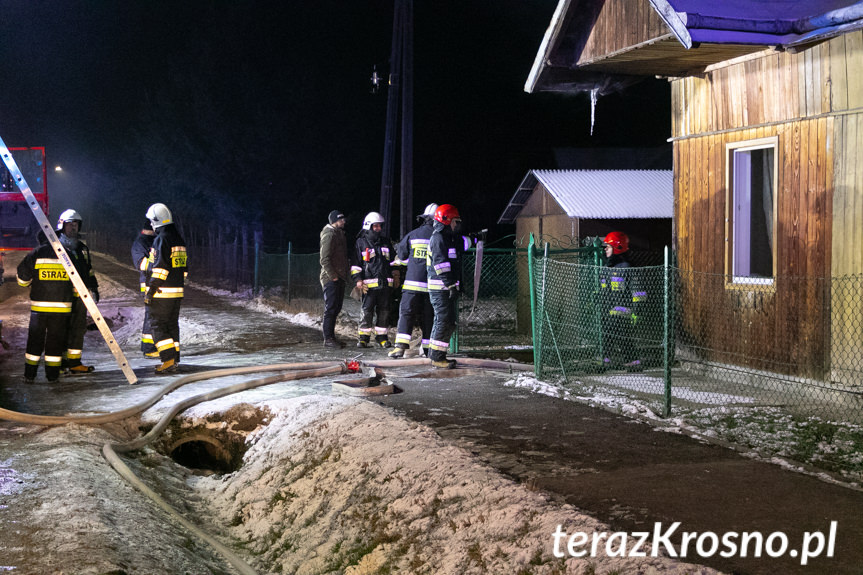 Pożar budynku mieszkalnego w Posadzie Górnej