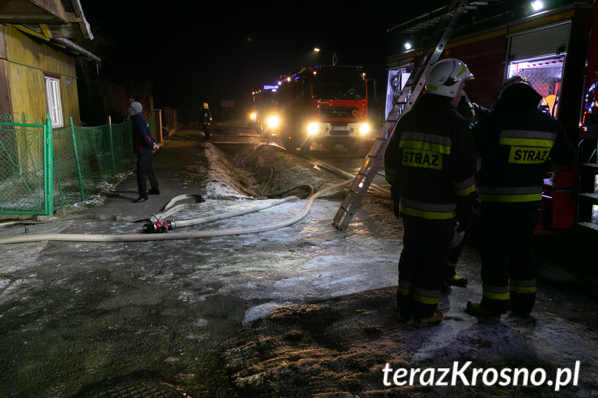 Pożar budynku mieszkalnego w Posadzie Górnej