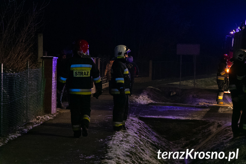 Pożar budynku mieszkalnego w Posadzie Górnej