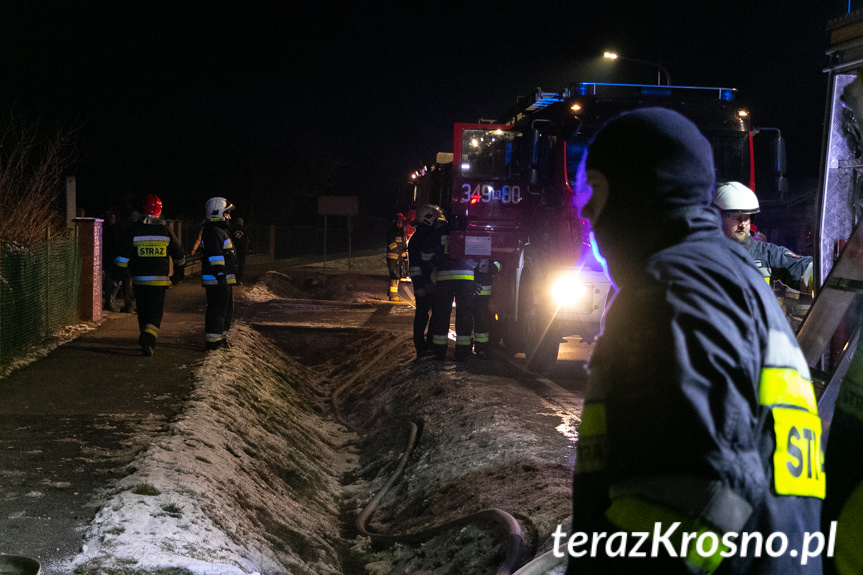 Pożar budynku mieszkalnego w Posadzie Górnej