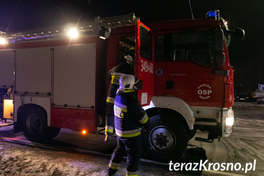 Pożar budynku mieszkalnego w Posadzie Górnej