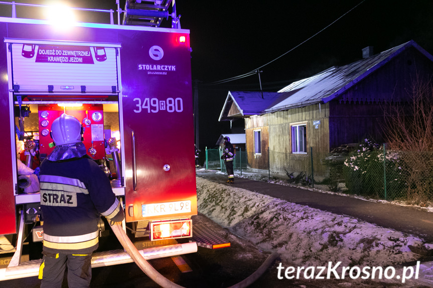 Pożar budynku mieszkalnego w Posadzie Górnej