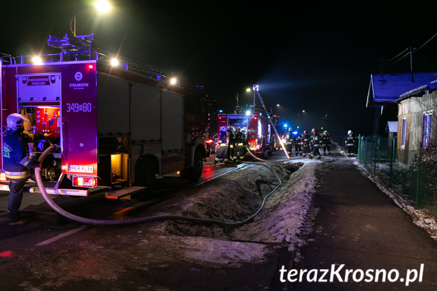 Pożar budynku mieszkalnego w Posadzie Górnej