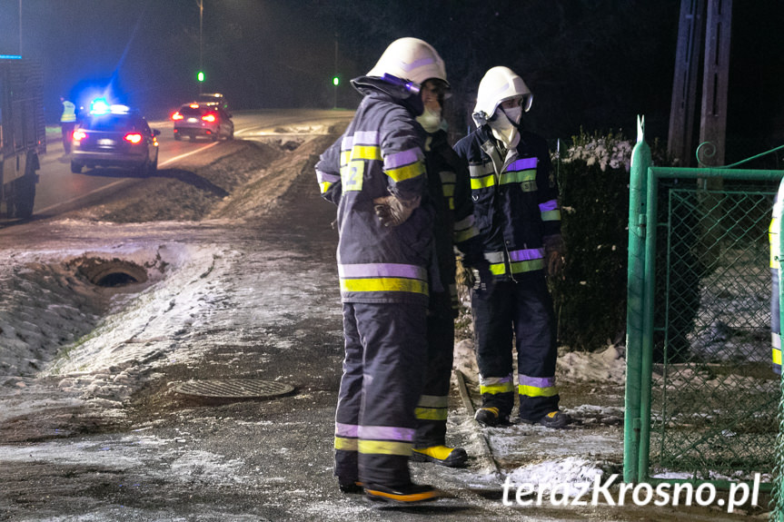 Pożar budynku mieszkalnego w Posadzie Górnej