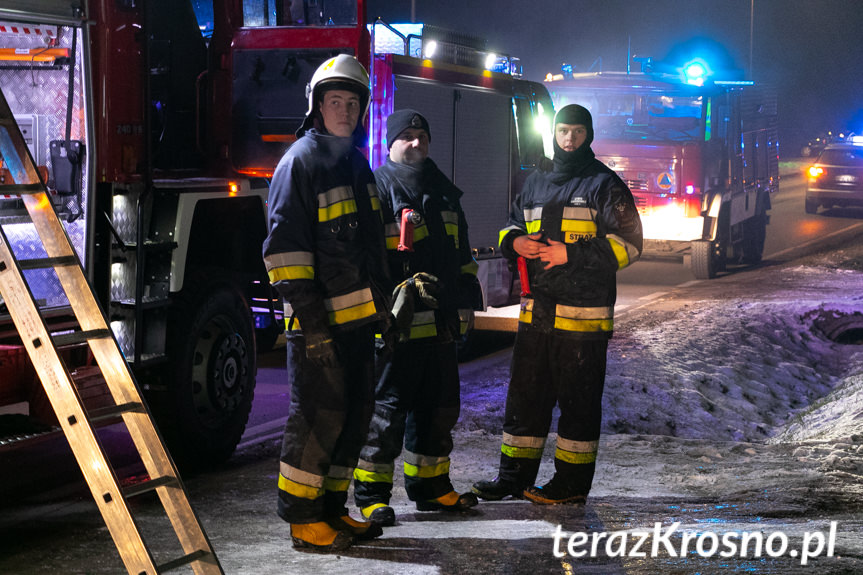 Pożar budynku mieszkalnego w Posadzie Górnej