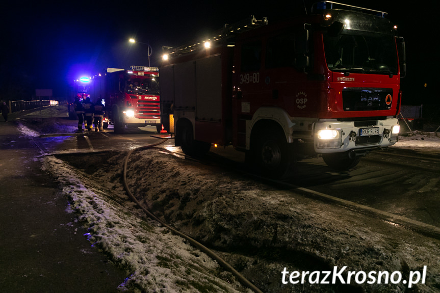 Pożar budynku mieszkalnego w Posadzie Górnej