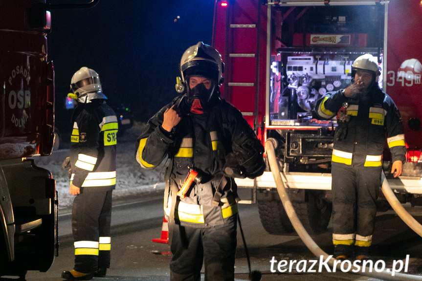 Pożar budynku mieszkalnego w Posadzie Górnej