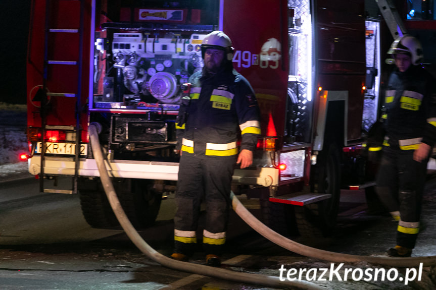 Pożar budynku mieszkalnego w Posadzie Górnej