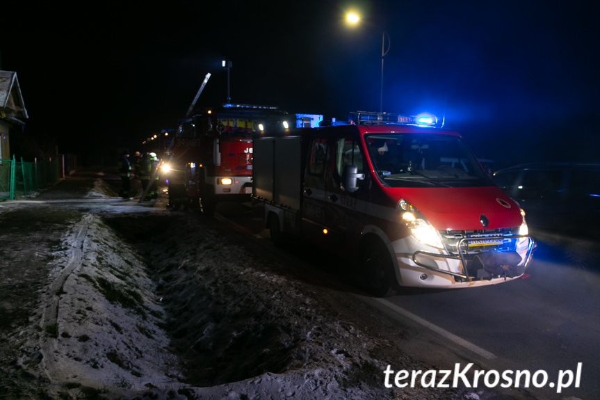 Pożar budynku mieszkalnego w Posadzie Górnej