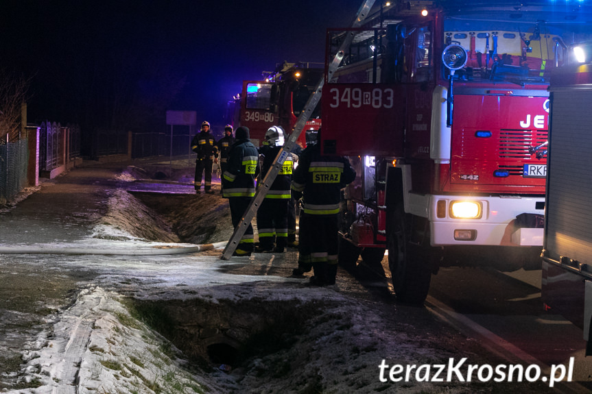 Pożar budynku mieszkalnego w Posadzie Górnej