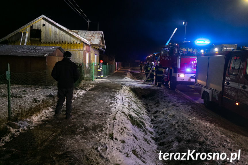 Pożar budynku mieszkalnego w Posadzie Górnej