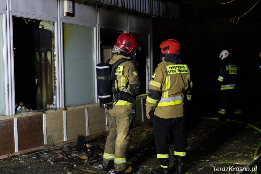 Pożar budynku na Oficerskiej