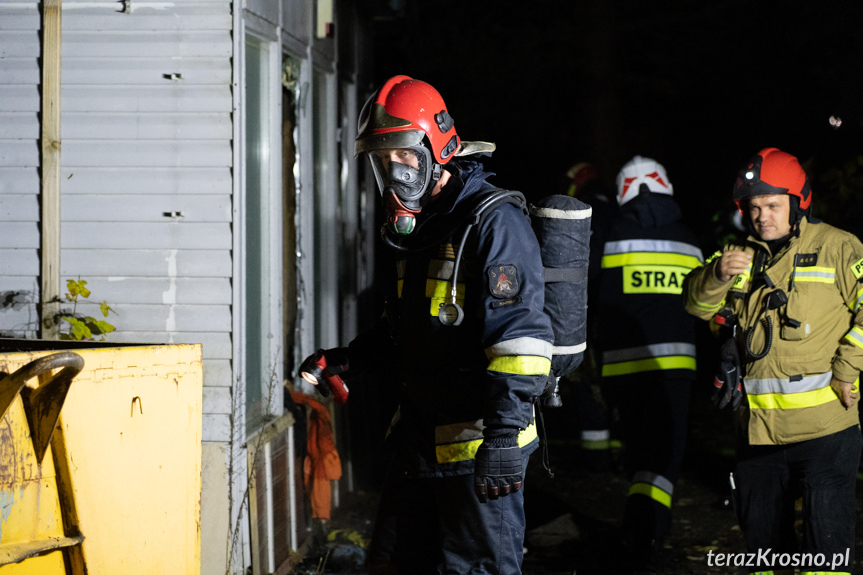 Pożar budynku na Oficerskiej