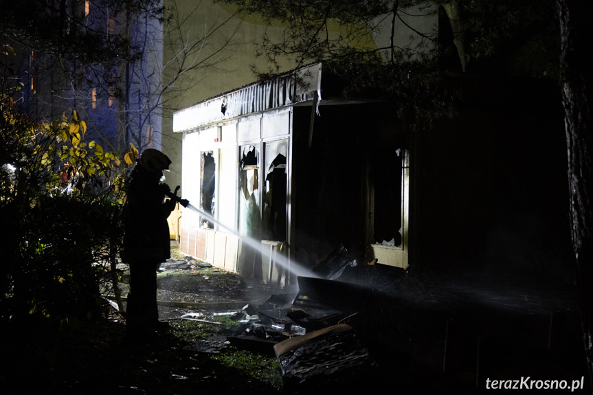 Pożar budynku na Oficerskiej