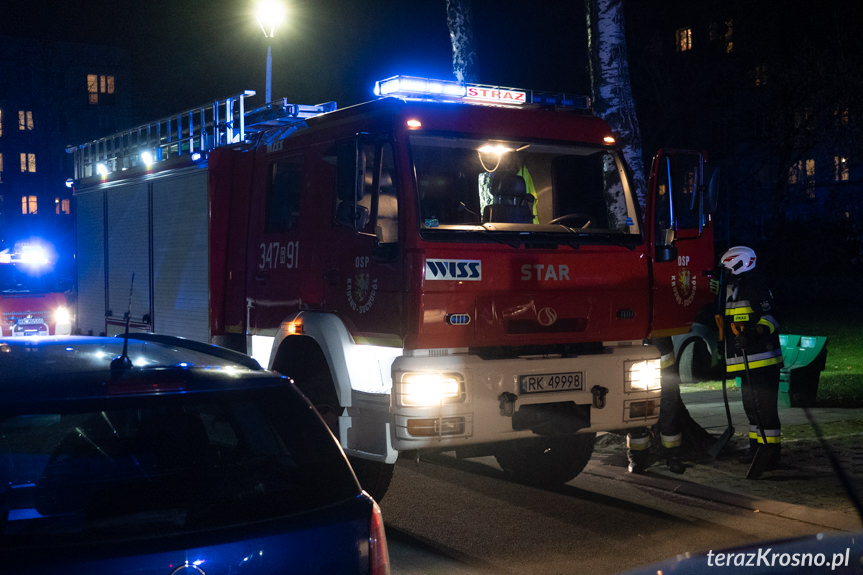 Pożar budynku na Oficerskiej