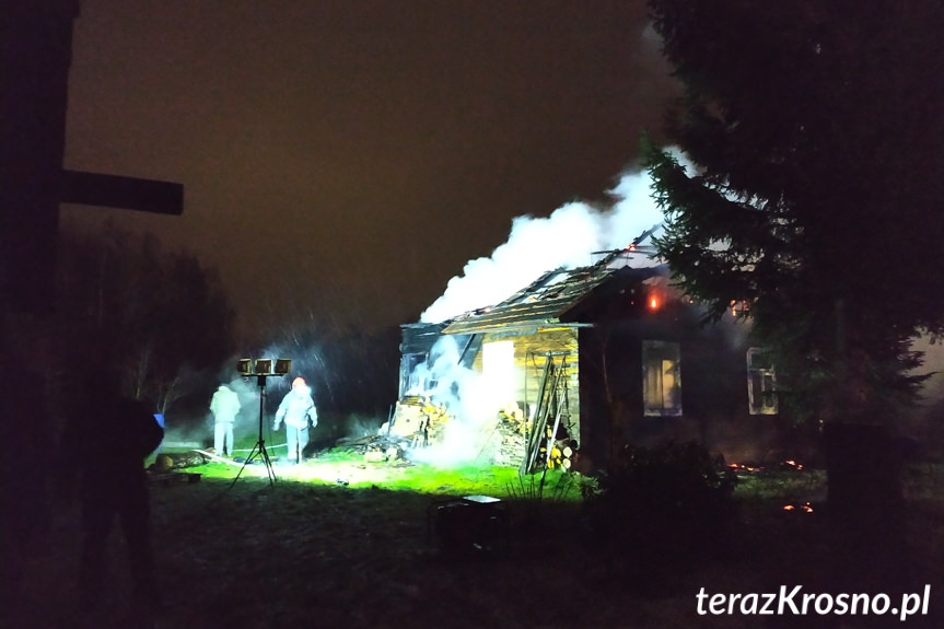 Pożar budynku przy ul. Wisze