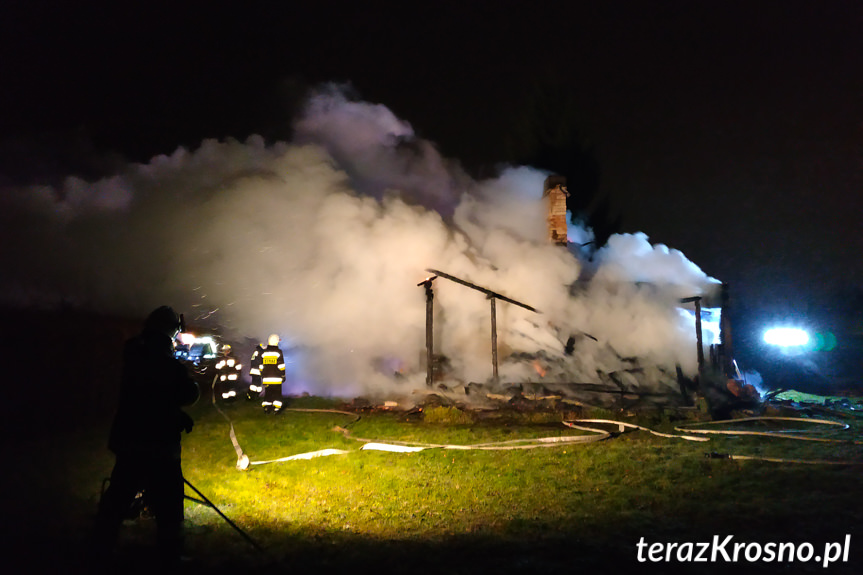 Pożar budynku przy ul. Wisze