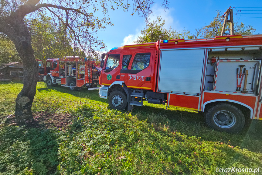 Pożar budynku w Kopytowej