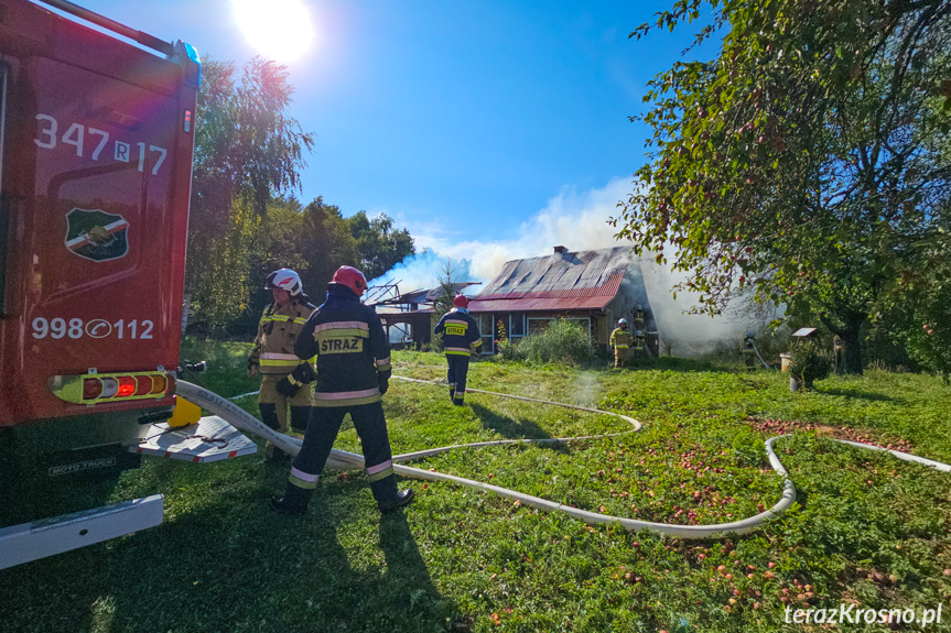 Pożar budynku w Kopytowej