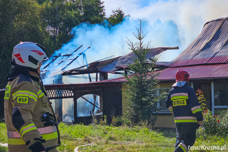 Pożar budynku w Kopytowej