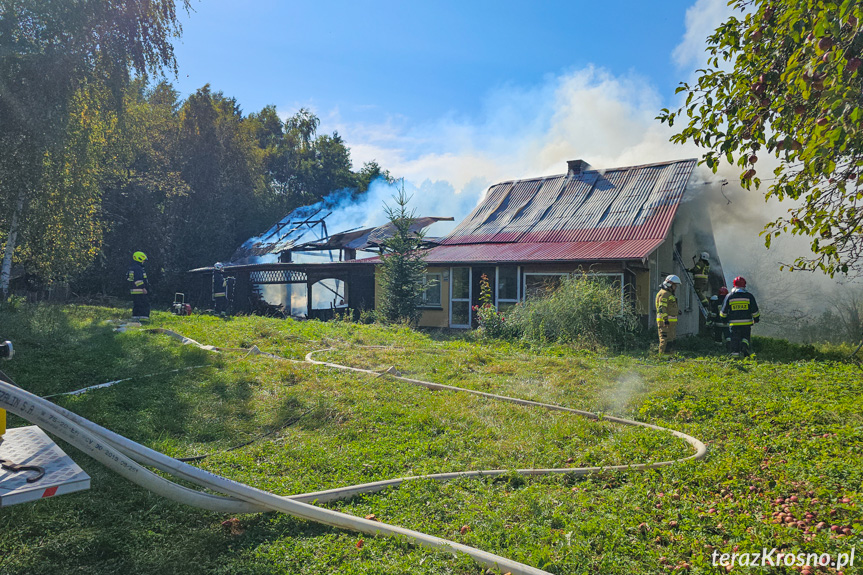 Pożar budynku w Kopytowej