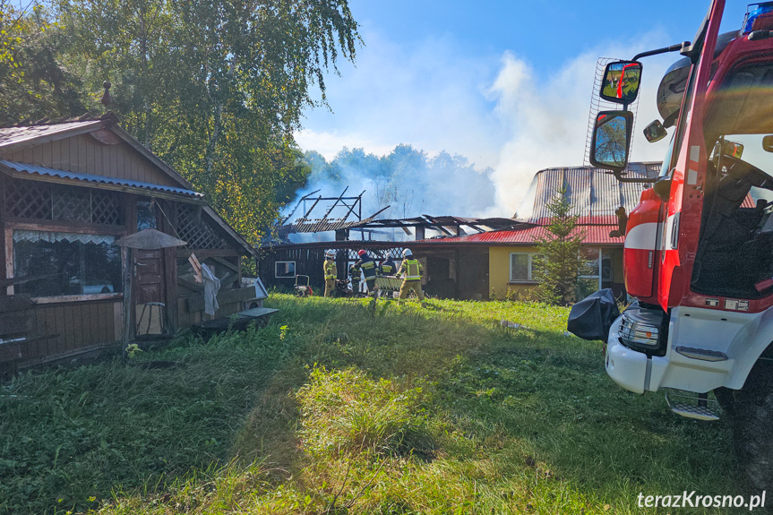 Pożar budynku w Kopytowej