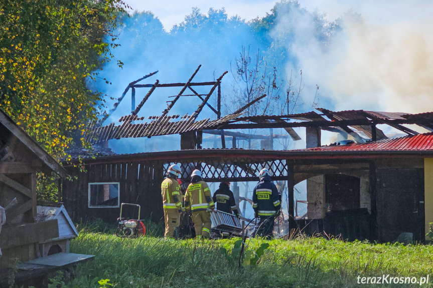 Pożar budynku w Kopytowej