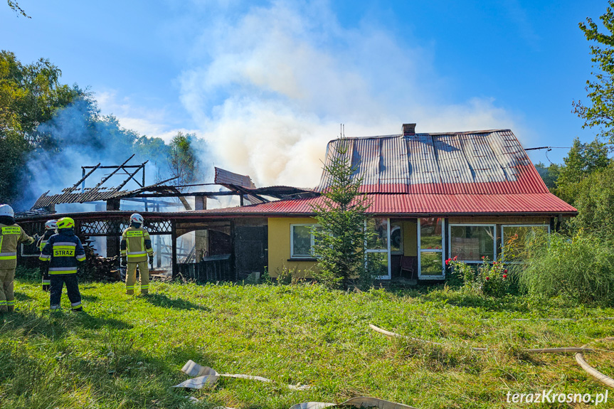 Pożar budynku w Kopytowej