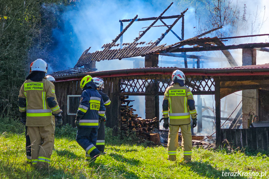 Pożar budynku w Kopytowej