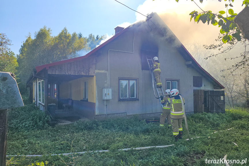 Pożar budynku w Kopytowej