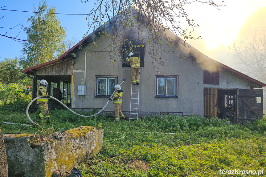 Pożar budynku w Kopytowej