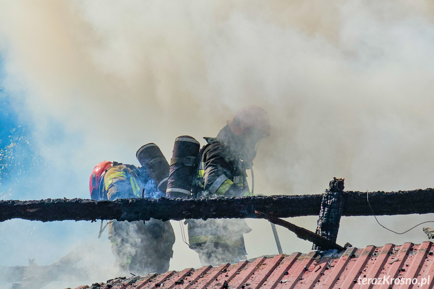 Pożar budynku w Kopytowej