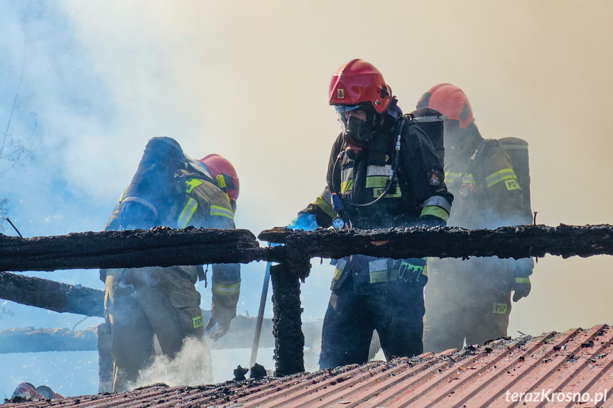 Pożar budynku w Kopytowej