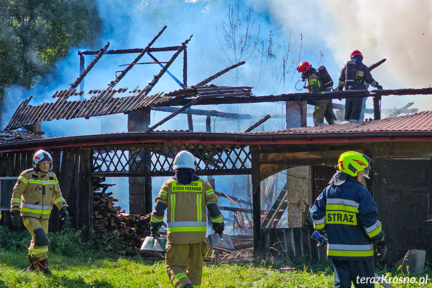 Pożar budynku w Kopytowej