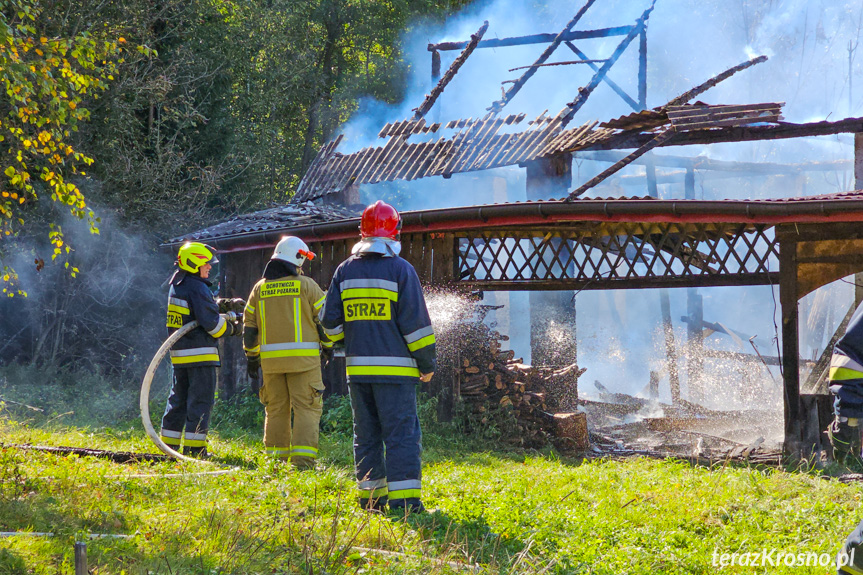 Pożar budynku w Kopytowej