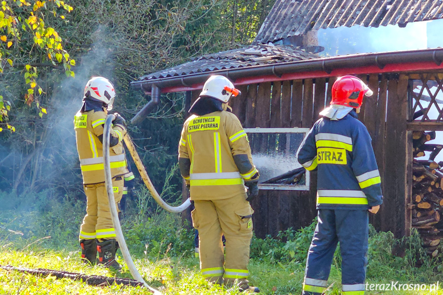 Pożar budynku w Kopytowej