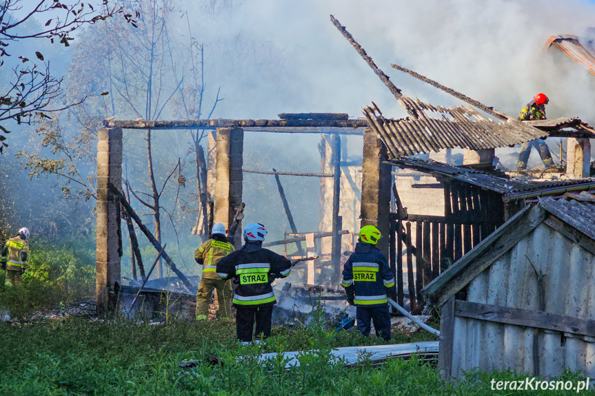 Pożar budynku w Kopytowej