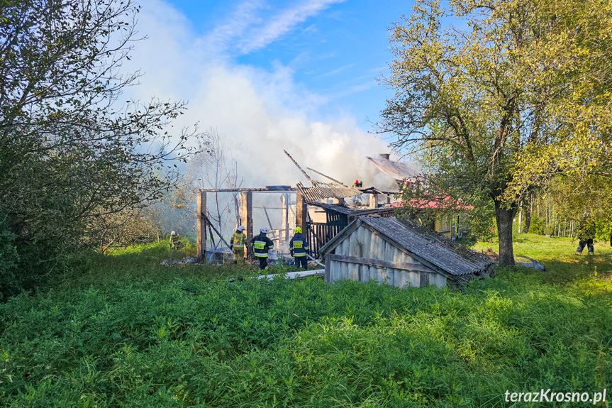 Pożar budynku w Kopytowej