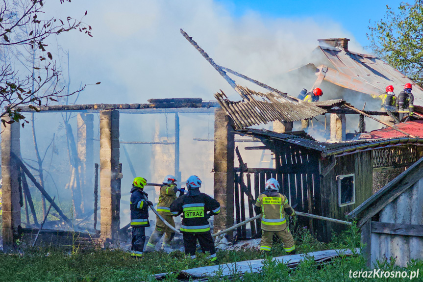 Pożar budynku w Kopytowej