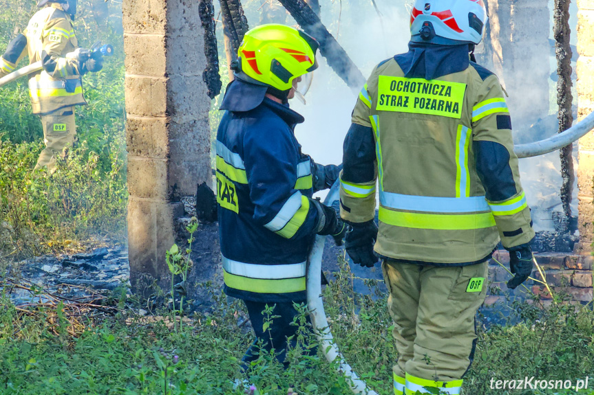 Pożar budynku w Kopytowej