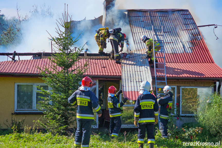 Pożar budynku w Kopytowej