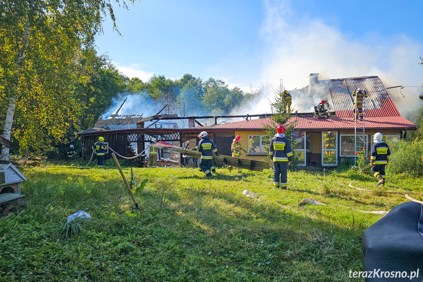 Pożar budynku w Kopytowej