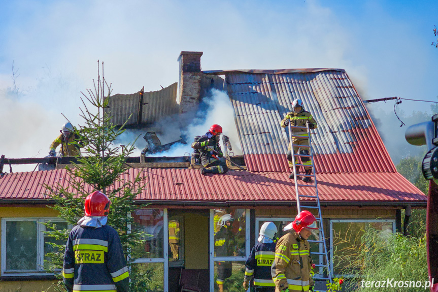 Pożar budynku w Kopytowej