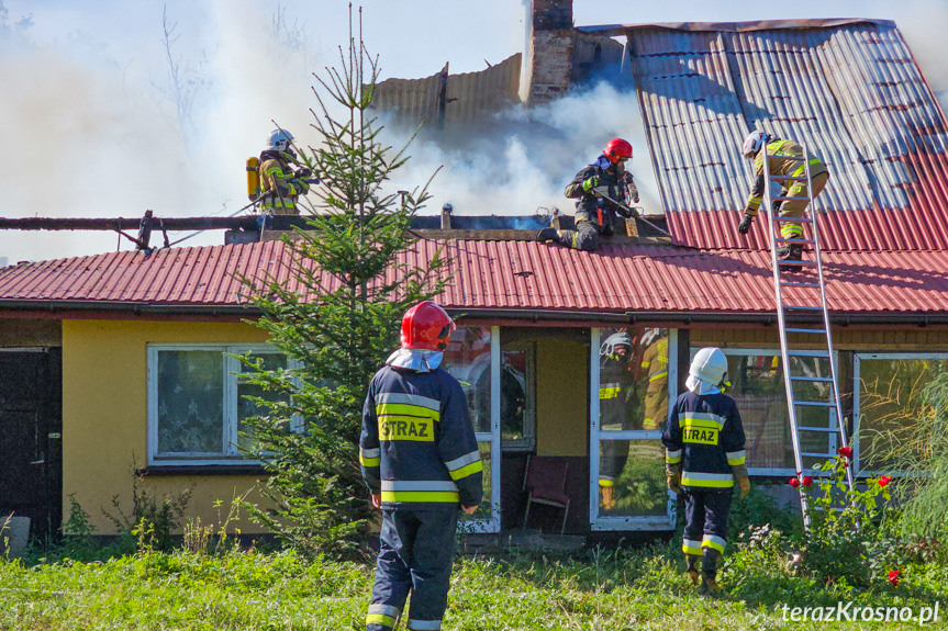 Pożar budynku w Kopytowej